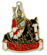 Royal horseguard pin badge