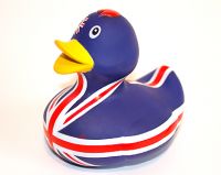 Union jack bath duck