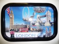 London tin tray